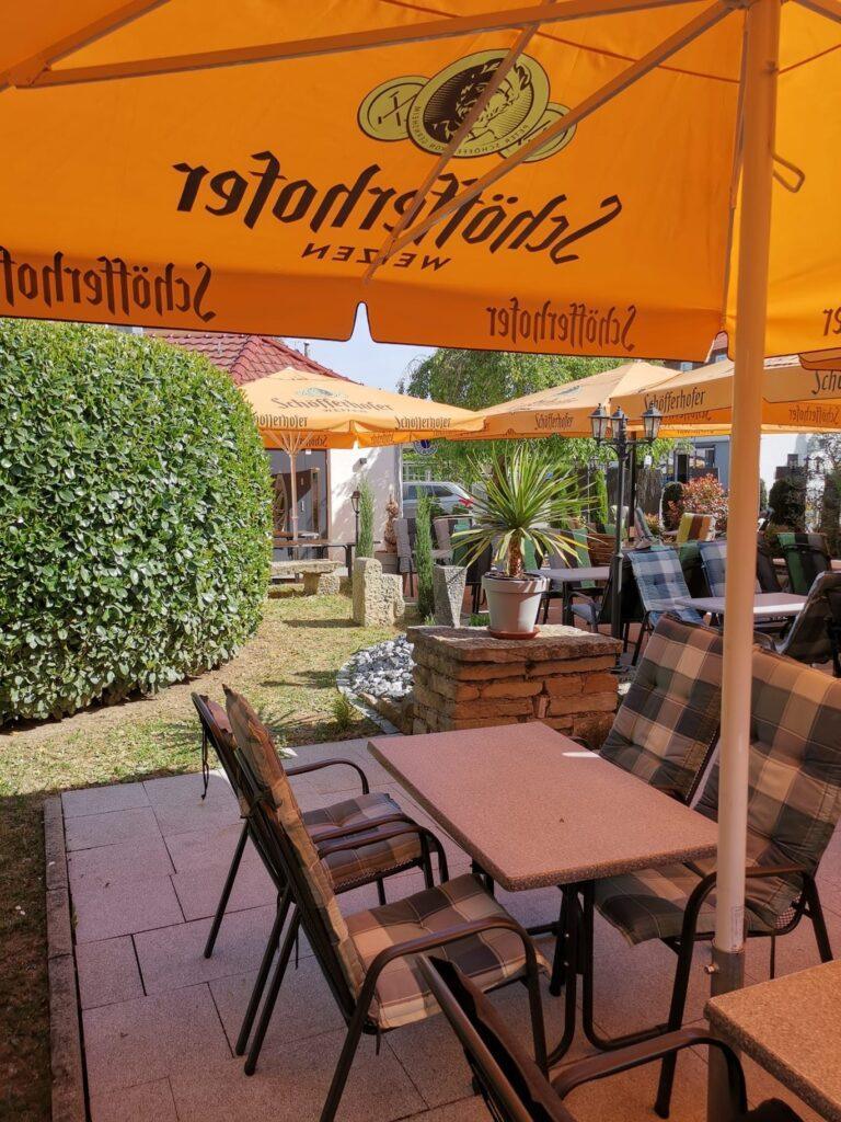 Geschützte Terrasse